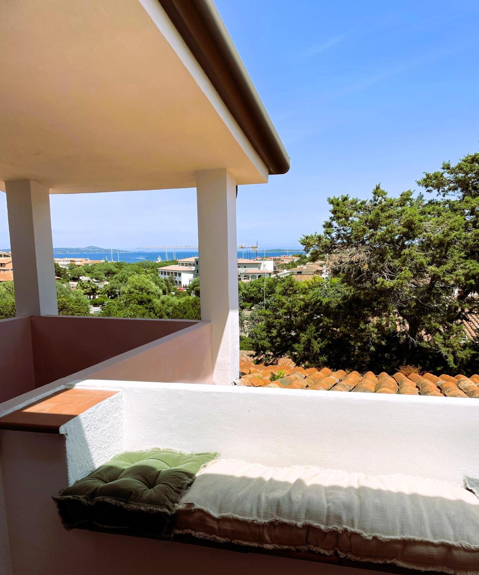 Splendida Vista Mare Zona Centrale Porto Rotondo Posto Auto Privato Esterno foto