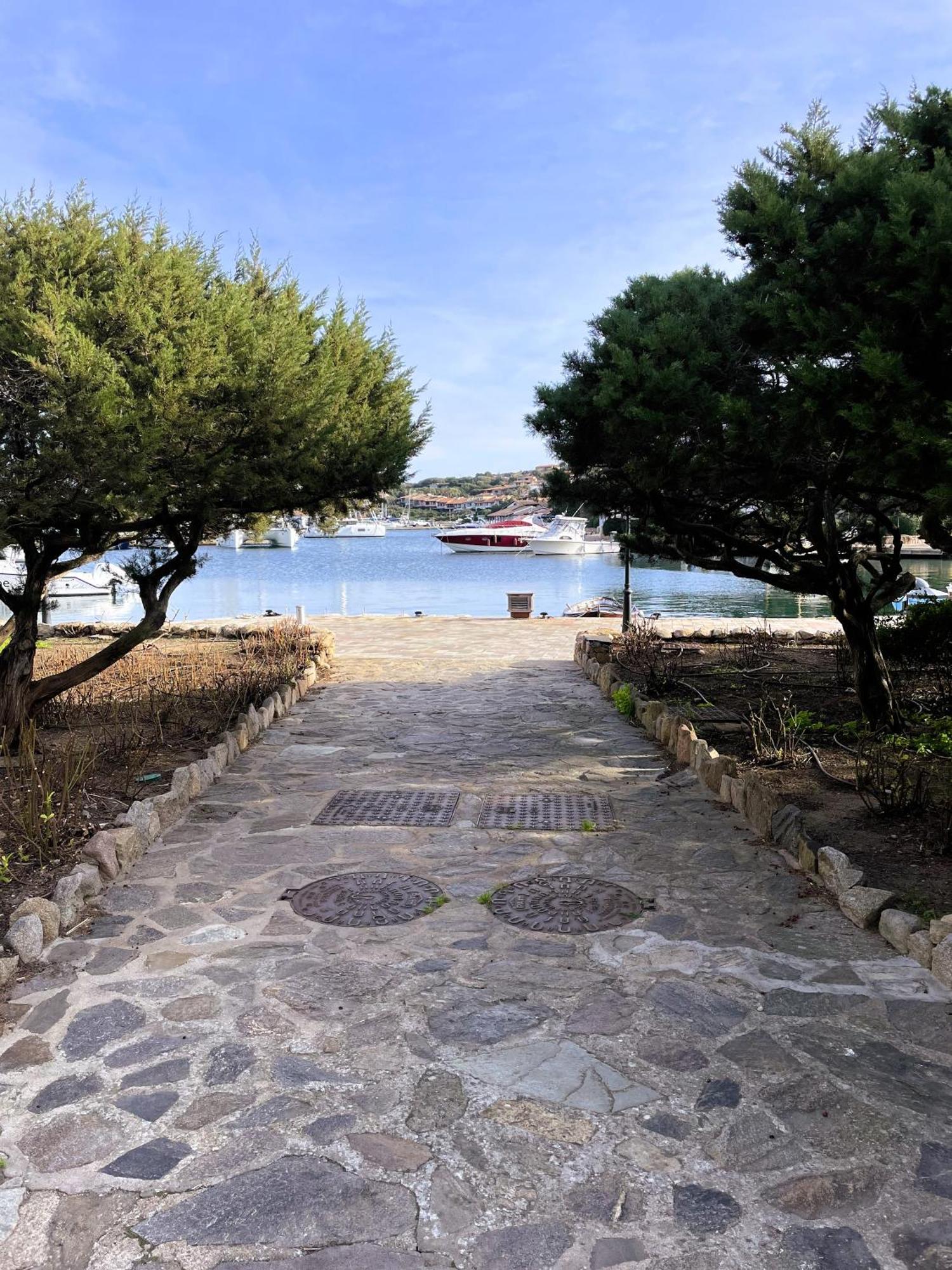 Splendida Vista Mare Zona Centrale Porto Rotondo Posto Auto Privato Esterno foto