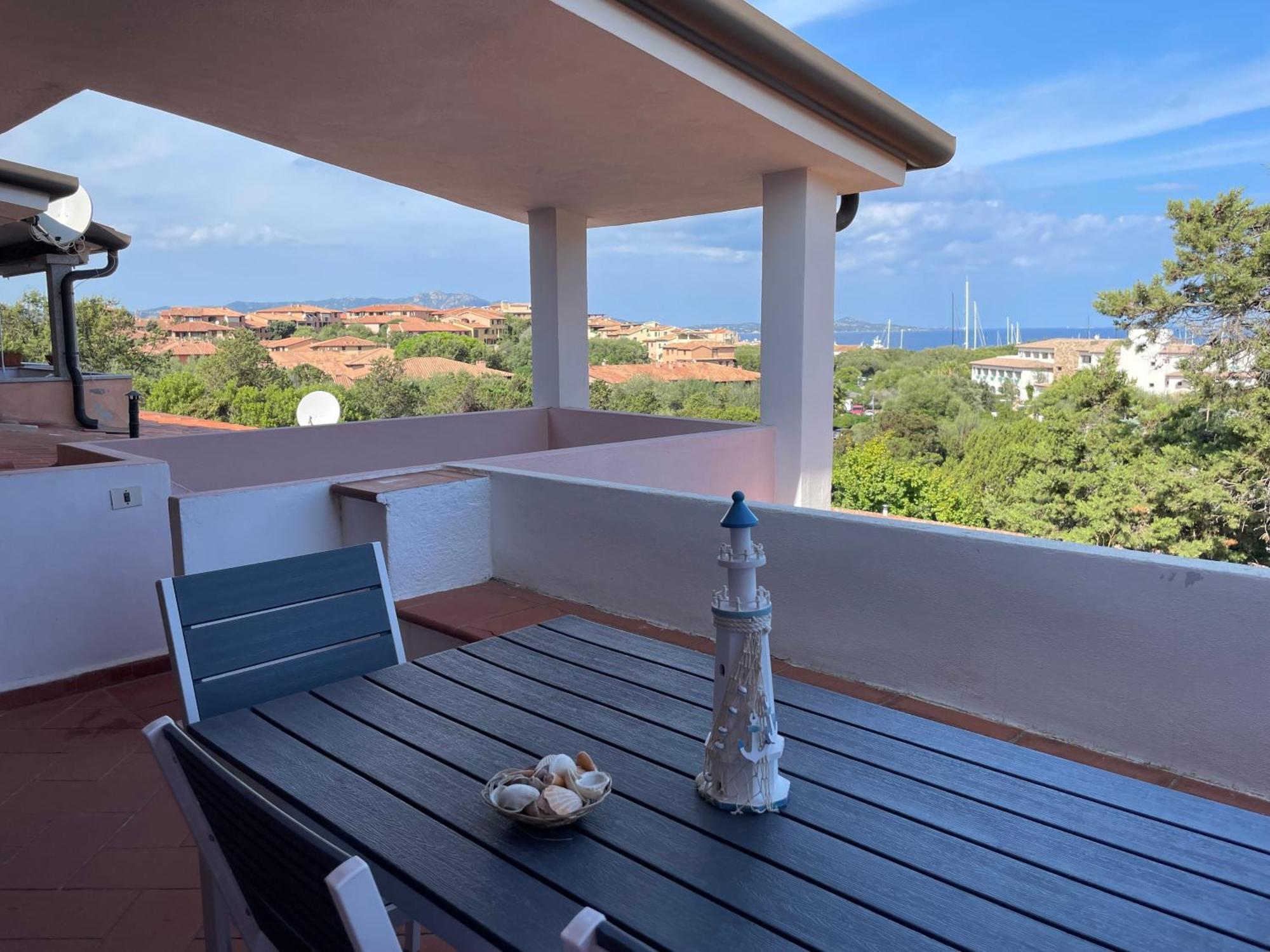 Splendida Vista Mare Zona Centrale Porto Rotondo Posto Auto Privato Esterno foto